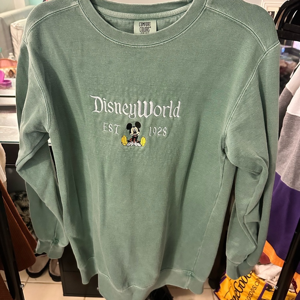 DisneyWorld Green Sweatshirt